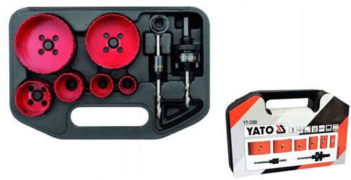 Zestaw otwornic YATO YT-3380 na Arena.pl