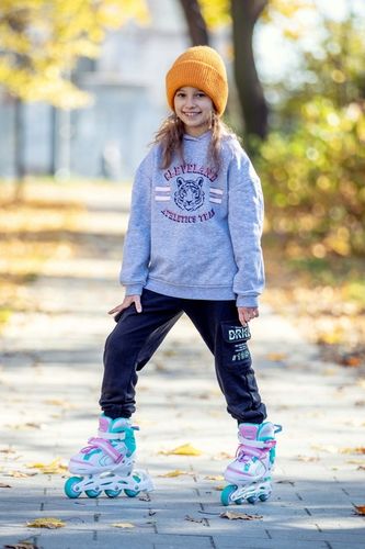 Rolki Regulowane RAVEN Lia Mint 30-33 Kółko LED na Arena.pl