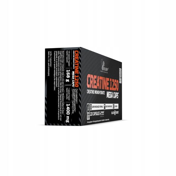 OLIMP CREATINE MEGA CAPS 2x120kaps KREATYNA MONOHYDRAT MONO zdjęcie 13