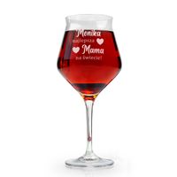 MEGA Kieliszek do wina 420ml PREZENT DLA MAMY na Dzień Matki GRAWER
