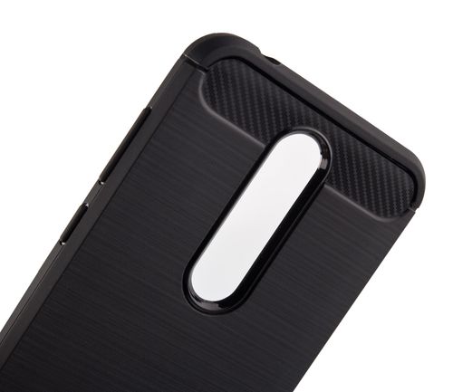TECH-PROTECT TPU CARBON do Nokia 6.1 - BLACK na Arena.pl