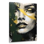 Obraz Do Salonu KOBIECY Portret Abstrakcja Styl Glamour 40cm x 60cm