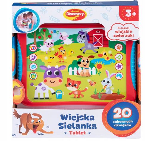 Dumel TABLET WIEJSKA SIELANKA QUIZ ZWIERZĘTA PL 3+ na Arena.pl