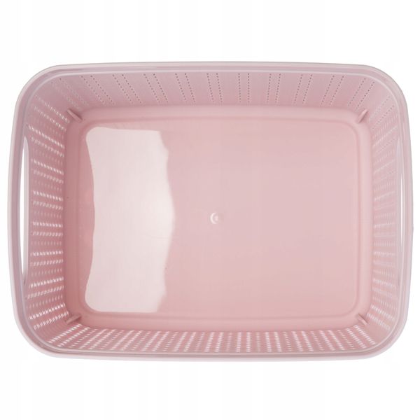 KOSZYK POJEMNIK PUDEŁKO PLASTIK KOSZ 3,3L KOLORY zdjęcie 3