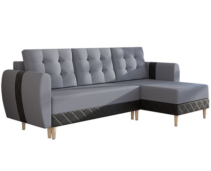 Narożnik rozkładany skandynawski PONO rogówka do salonu spanie zdjęcie 1