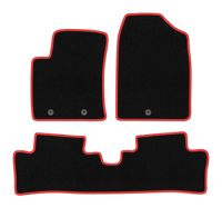 Dywaniki welurowe CARLUX-RED do Hyundai i10 II 2013- hatchback