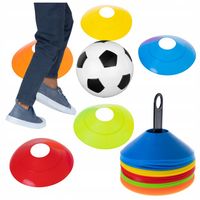 PACHOŁKI TRENINGOWE PIŁKARSKIE GRZYBKI DO PIŁKI NOŻNEJ ELASTYCZNE 50 SZT