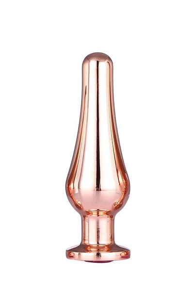 GLEAMING LOVE ROSE GOLD PLEASURE PLUG M zdjęcie 3