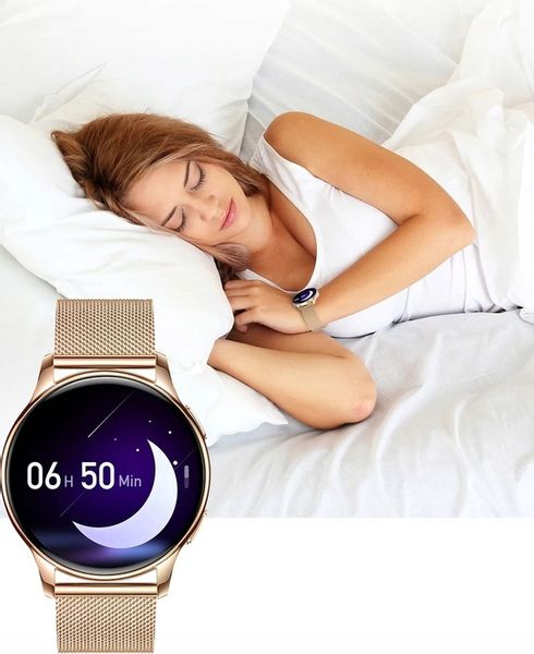 SMARTWATCH ZEGAREK DAMSKI DLA KOBIETY AMOLED ROZMOWY CIŚNIENIOMIERZ MENU PL zdjęcie 12