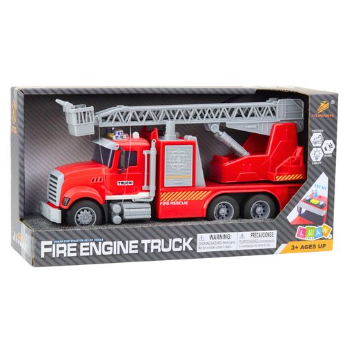 CZERWONY WÓZ STRAŻACKI DRABINA  NAPĘD WODA ŚWIATŁA DŹWIĘKI na Arena.pl