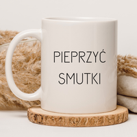 CHAMSKI KUBEK BEZ CENZURY | ŚMIESZNY PREZENT | DO PRACY BIURA DOMU | 330 ml