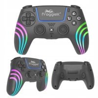 Pad bezprzewodowy PS5 czarny RGB funkcja Turbo programowalne przyciski