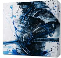 Obraz 50x50cm Samuraj w Błękicie