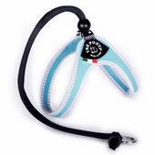 SZELKI dla kota 38-48cm do 6kg Ragdoll TRE PONTI niebieskie Z ODBLASKAMI