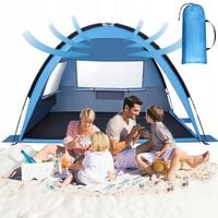 SKŁADANY NAMIOT PLAŻOWY PRZENOŚNE NAMIOTY SCHRONIENIE PRZECIWSŁONECZNE