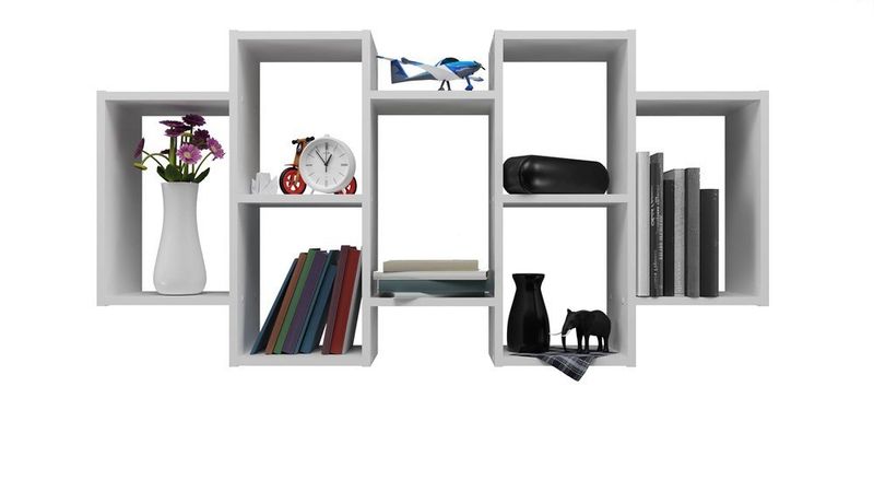 REGAŁ WISZĄCY BILBAO 7.0 - BIEL MAT zdjęcie 2