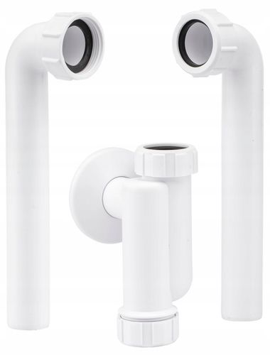 SYFON UMYWALKOWY ODPŁYW PRZYŚCIENNY OSZCZĘDZAJĄCY MIEJSCE SOLIDNY MCALPINE na Arena.pl