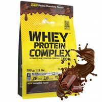 BIAŁKO WHEY wpc 100 Olimp protein + complex 700g smak - PODWÓJNA CZEKOLADA