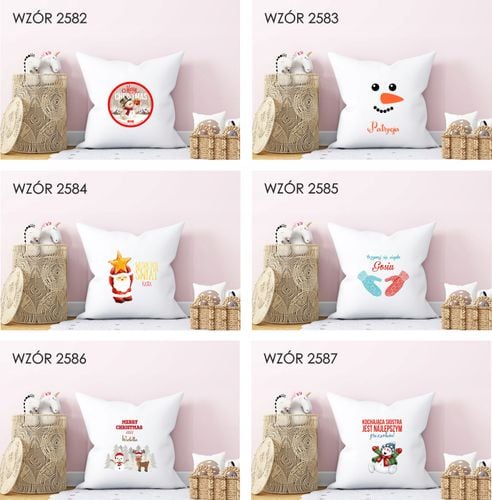 Poduszka z nadrukiem PREZENT ŚWIĄTA MIKOŁAJ na Arena.pl