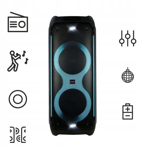 Głośnik Bluetooth Karaoke Manta Przenośny Athos Mikrofon USB Power Audio na Arena.pl