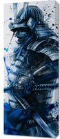 Obraz 40x100cm Samuraj w Błękicie