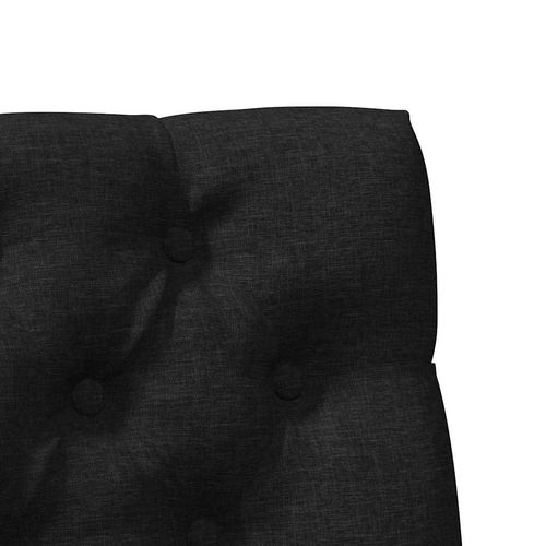 Tapicerowane wezgłowie Czarny 80 cm Lite drewno sosnowe na Arena.pl