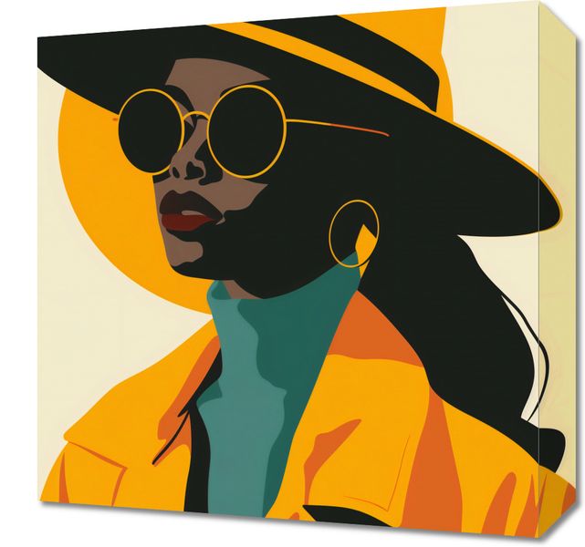 Obraz 40x40cm Żółta Stylowość zdjęcie 1