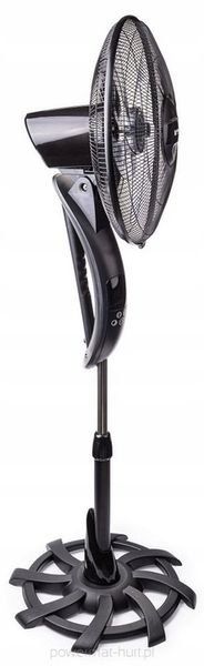 WENTYLATOR PODŁOGOWY WIATRAK STOJĄCY CZARNY CICHY 80W 135 CM zdjęcie 4