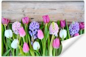 Fototapeta Ścienna KWIATY Tulipany Wzór 3D 90cm x 60cm