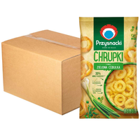 Przysnacki Chrupki o smaku zielona cebulka 140 g x 15 sztuk