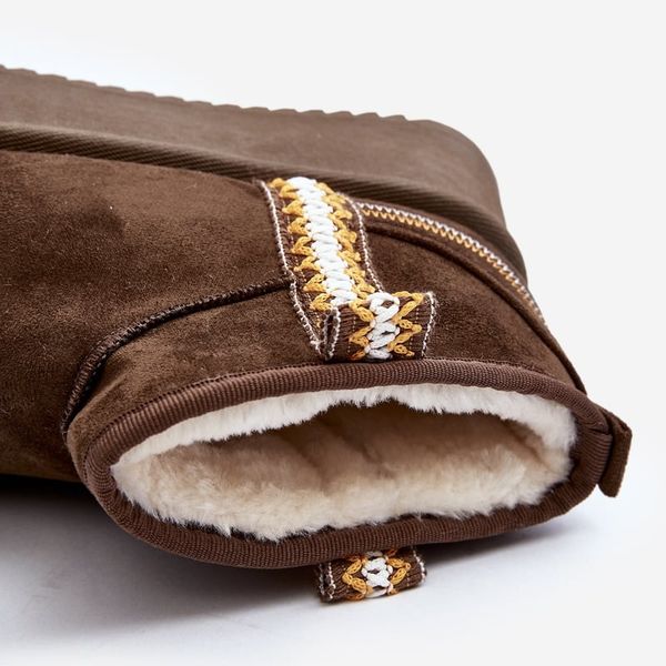 Śniegowce Na Platformie Ze Wzorem r.40 zdjęcie 2