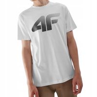 T-shirt męski okrągły dekolt 4F 4FWAW24TTSHM2423 r. L