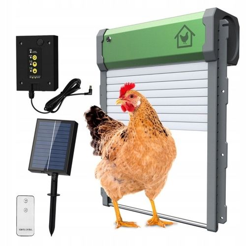 AUTOMATYCZNE DRZWI KURNIKA SOLARNE PILOT DRZWICZKI CZUJNIK ŚWIATŁA TIMER na Arena.pl