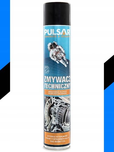 ZMYWACZ TECHNICZNY PULSAR USUWA KLEJE SMARY WOSKI OLEJE SPRAY 750 ml na Arena.pl