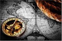 120CM 80CM OBRAZ ŚCIENNY ZABYTKOWA MAPA