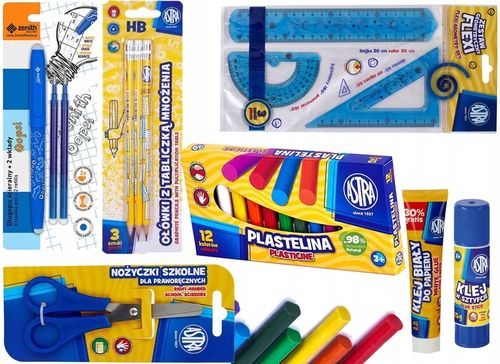 ASTRA WYPRAWKA SZKOLNA XXL DUŻY ZESTAW DO SZKOŁY na Arena.pl