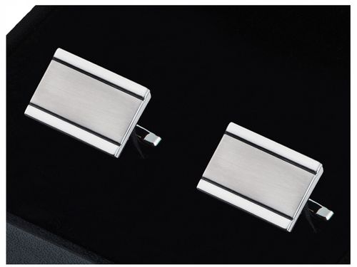 STALOWE SPINKI + PUDEŁKO Męskie do Mankietów Koszuli Garnituru GREG d61 na Arena.pl