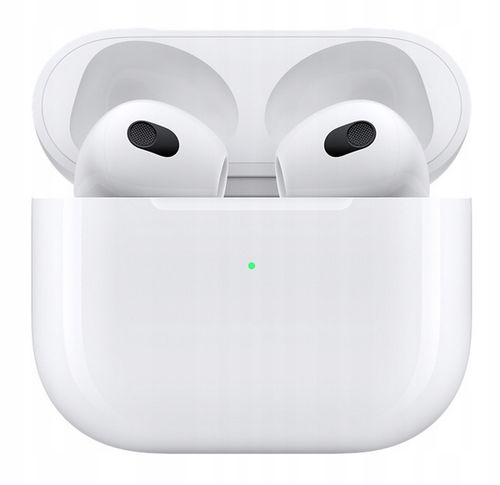 Słuchawki bezprzewodowe douszne Apple AirPods 3 gen. z etui MagSafe białe na Arena.pl