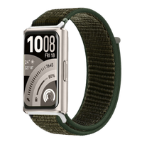 Pasek do Huawei Band 11 / Band 11 Pro nylonowy bransoleta zielony mocny