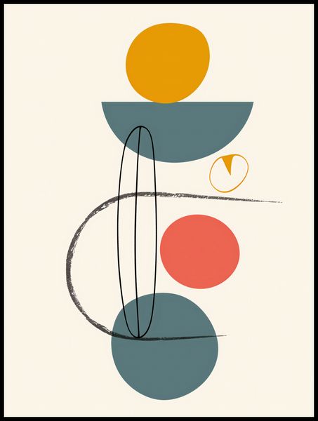 Plakat 75x100cm Równe Kompozycje zdjęcie 2