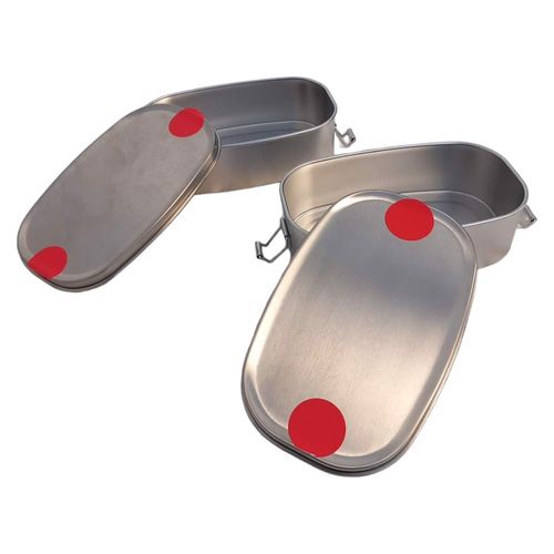 Lunchbox pojemnik metalowy 550ML 2szt na Arena.pl