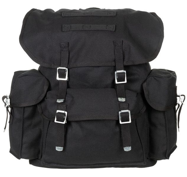 Brezentowy plecak BW czarny zdjęcie 1