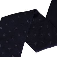 Rajstopy microfibra 40 DEN czarne brokatowe kwiatki  92-98