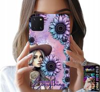 ETUI DO SAMSUNG GALAXY A81 - KOBIETA W SŁONECZNIKACH, KOBIECE WZORY