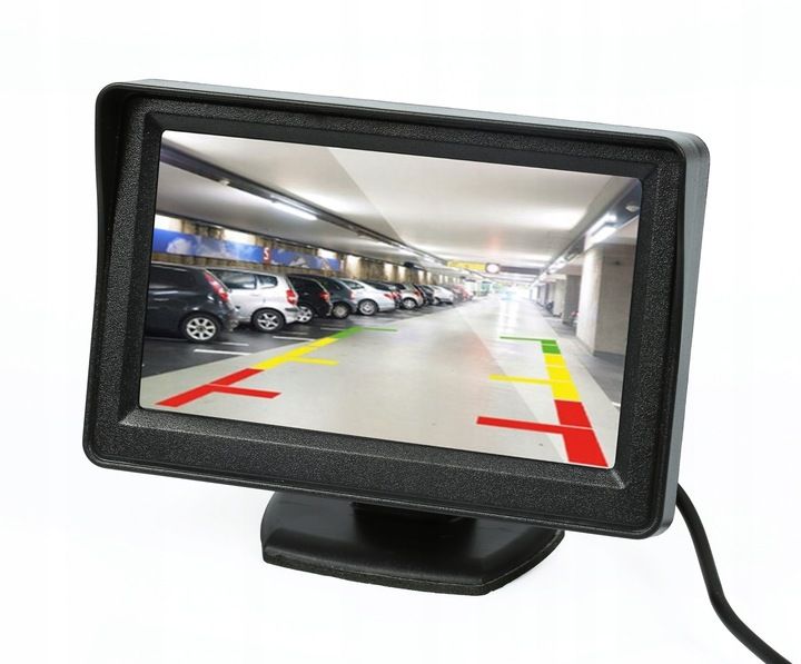 MONITOR LCD 4,3'' KAMERA COFANIA PARKOWANIA DVD zdjęcie 2
