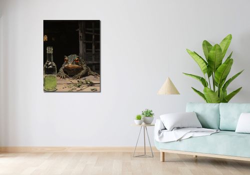 Obraz 70x90cm Oczekiwanie w Półmroku na Arena.pl