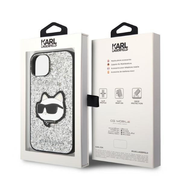 Etui Karl Lagerfeld do iPhone 15 Plus, iPhone 14 Plus, Srebrny zdjęcie 8