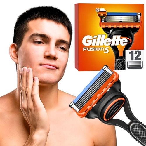 Gillette Fusion 5 ostrza wkłady nożyki wymienne do maszynki Fusion5 12 szt na Arena.pl