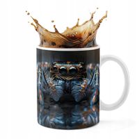 KUBEK CERAMICZNY 330ML DRUK - ZWIERZĘTA PAJĄK ROBAK