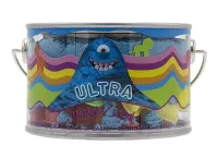 UltraPiasek. Puszka 200 g + 5 foremek (zwierzaki), niebieski